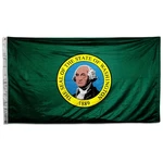 Washington State Double Sided Polyester Flag - 3FT X 5FT. Fixed Price $16.42.