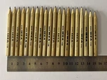 Souvenir Ikea Wooden Graphite Lead Mini Pencils-set Of 20. Fixed Price $12.44.