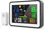 Weather Stations Indoor Outdoor Temperature Humidity Gauge, Large Color Display. Fixed Price $40.08.