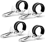 Anley 4 Pack Flagpole Clamp And Clip Kit To Hold With Carabiner Silicon. Fixed Price $22.99.