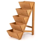 5-TIER Wooden Vertical Raised Garden Bed, Freestanding Plant W/ Legs,herbs. Fixed Price $79.98.