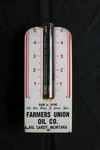 Vintage Advertising Rain Gauge Big Sandy , Montana Farmers Union Oil Company. Fixed Price $134.99.
