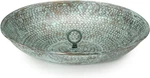 479V1 Rain Chain Basin Large 16-1/2 Diameter, Inches High, 100% Blue Verd. Fixed Price $110.11.