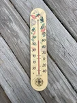 Vintage Springfield Plastic Store Thermometer Made Usa Hummingbirds Flowers. Fixed Price $34.95.