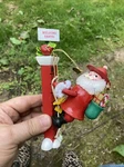 Santa World Kurt Adler 1984 Wood Climbing Ladder. Fixed Price $8.99.