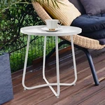 Outdoor Side Tables Small Round Metal End Portable Indoor For Patio Yard. Fixed Price $28.99.