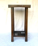 Vintage Pier 1 Imports Wooden 2 Tier Pedestal Plant Stand. Fixed Price $49.99.
