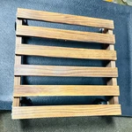 Square Universal Flower Pot Wooden Stand Base With Wheels New. Fixed Price $9.99.