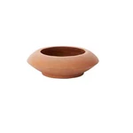 Round Terracotta "fia" Orange Bowl Planter Pot For Plants And Home Decor. Fixed Price $169.00.