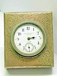Antique Sterling Silver Black Starr & Frost New York Swiss Travel Clock. Fixed Price $375.00.