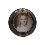 Sylvia's Shop 3X3 Small Vintage Round Picture Frame Mini Antique Ornate Circl.... Fixed Price $24.96.