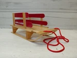 Radio Flyer Wooden Christmas Decorative Sleigh Ftd Teleflora. Fixed Price $17.00.