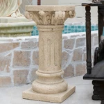 Pedestal Plant Stand 26.25 Inch Indoor Outdoor Column For Garden Decor. Fixed Price $140.58.