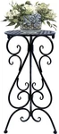 Nakupe Metal Plant Indoor Outdoor, Single Flower Pot Stands 22.5 Inch T.... Fixed Price $40.08.