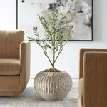 Uttermost Rustic Roots Terracotta Planter, Brown, White - 17120. Fixed Price $333.60.
