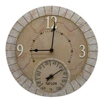 Taylor Terra Cotta Poly Resin Indoor And Outdoor Clock Thermometer, 14 In.... Fixed Price $36.47.