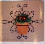 Southern Living Home Natchez Courtyard Black Metal Wall Plant Holder Matte. Fixed Price $24.88.