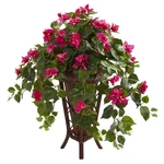 Nearly Natural Bougainvillea Artificial Stand Planter Home Decor Beauty. Fixed Price $168.18.