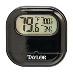 Taylor Digital Indoor/outdoor Thermometer 5.25IN. X 4.00IN. 1.00IN., Black. Fixed Price $27.99.