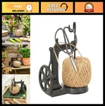 Sungmor Cast Iron Twine Holder And Scissors Set, Vintage Jute Garden Strin. Fixed Price $71.99.