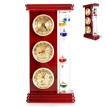 Classic Analog Weather Station With Galileo Thermometer,barometer,hygrometer,.... Fixed Price $72.03.