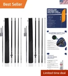Durable 100% Fiberglass Feather Flag Pole Kit - 15FT Tall For Business Displays. Fixed Price $215.88.