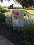 Dog Flag Holder Stand - Powder Coated Wrought Iron Amish Made. Fixed Price $68.99.