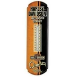Harley Davidson Nostalgic Metal Thermometer *HDL-10093* Back Sign. Fixed Price $54.61.