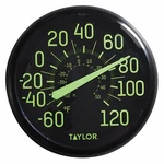 Taylor Precision Products 5267459 13.25" Indoor/outdoor Glow Thermometer. Fixed Price $48.70.