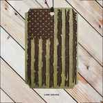 Patriot Nation Distressed Flag - Car Air Freshener Holder. Fixed Price $10.00.
