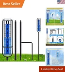 Upgraded Rain Gauge, Freeze Proof Outdoor Best Rated, Large Clear Num. Fixed Price $14.99.