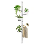 Baoyouni 5 Tier Indoor Plant Pole Stand Tension Rod Adjustable Flower Display. Fixed Price $107.15.