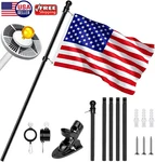 6FT Flag Pole For Kit Tangle Free Spinning Weather Resistant Rustproof Metal. Fixed Price $30.99.