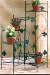 Ivy-design Metal Staircase Decor, 6 Plant Stand *verdigris Fin Platforms* Nib. Fixed Price $79.89.