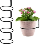 6 Inch Flower Pot Holder Ring Wall Mounted Set Of 4 Heavy Duty Metal Plant. Fixed Price $23.93.