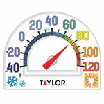 Taylor Precision Products 5323 Four-season Static Cling Thermometer. Fixed Price $32.08.