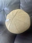 Pottery Barn Braided Soft Jute Round 12 Pillow Indoor Outdoor Nautical Beach. Fixed Price $26.00.