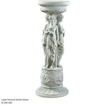 Neoclassical Pedestal Column Plant Stand For Indoor Outdoor Decor. Fixed Price $737.89.