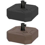 Outsunny Square Patio Umbrella Base Holder, Outdoor Stand. Fixed Price $36.69.