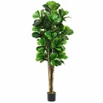 Costway 6FT Artificial Fiddle Leaf Fig Tree Fake Out/indoor Patio Decor Planter. Fixed Price $79.99.