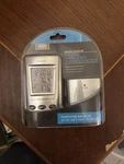 Living Solutions Indoor/outdoor Digital Wireless Thermometer W/ High/low & Clock. Fixed Price $20.00.