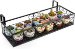 Balcony Flower Stand Rack Patio Railing Shelf Plant Holder Windows Deco. Fixed Price $71.99.