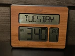 Crosse Technology Atomic Clock Fold Stand 5131419WAV4 Large Digital Display. Fixed Price $45.00.