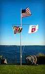 Telepole 25' Superior 1 Nautical Telescoping Flagpole, 2.75" Base Diameter. Fixed Price $824.00.