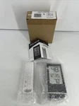 Acurite Indoor And Outdoor Thermometer With Clock & Temperature - New. Fixed Price $19.99.