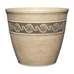 Ivory Ash 8" Corinthian Resin Flower Pot Planter For Home & Garden. Fixed Price $23.26.