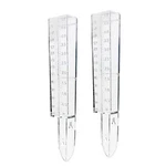 Rain Gauge 2 Packplastic Home Clear Water Meter For Lawn Yard Garden Out.... Fixed Price $15.99.