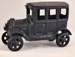 Vintage Dent (?) Cast Iron 1920'S 4 Door Town Car Home Decor Shelf Desk Display. Fixed Price $49.50.