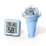 Rainpoint Wireless Digital Pool Thermometer, Floating, Anti-fog 360 Lcd Display. Fixed Price $29.95.
