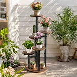 6 Tiered Tall Plant Stand Indoor Wood Shelf Corner Display Rack Pot Holder. Fixed Price $32.91.